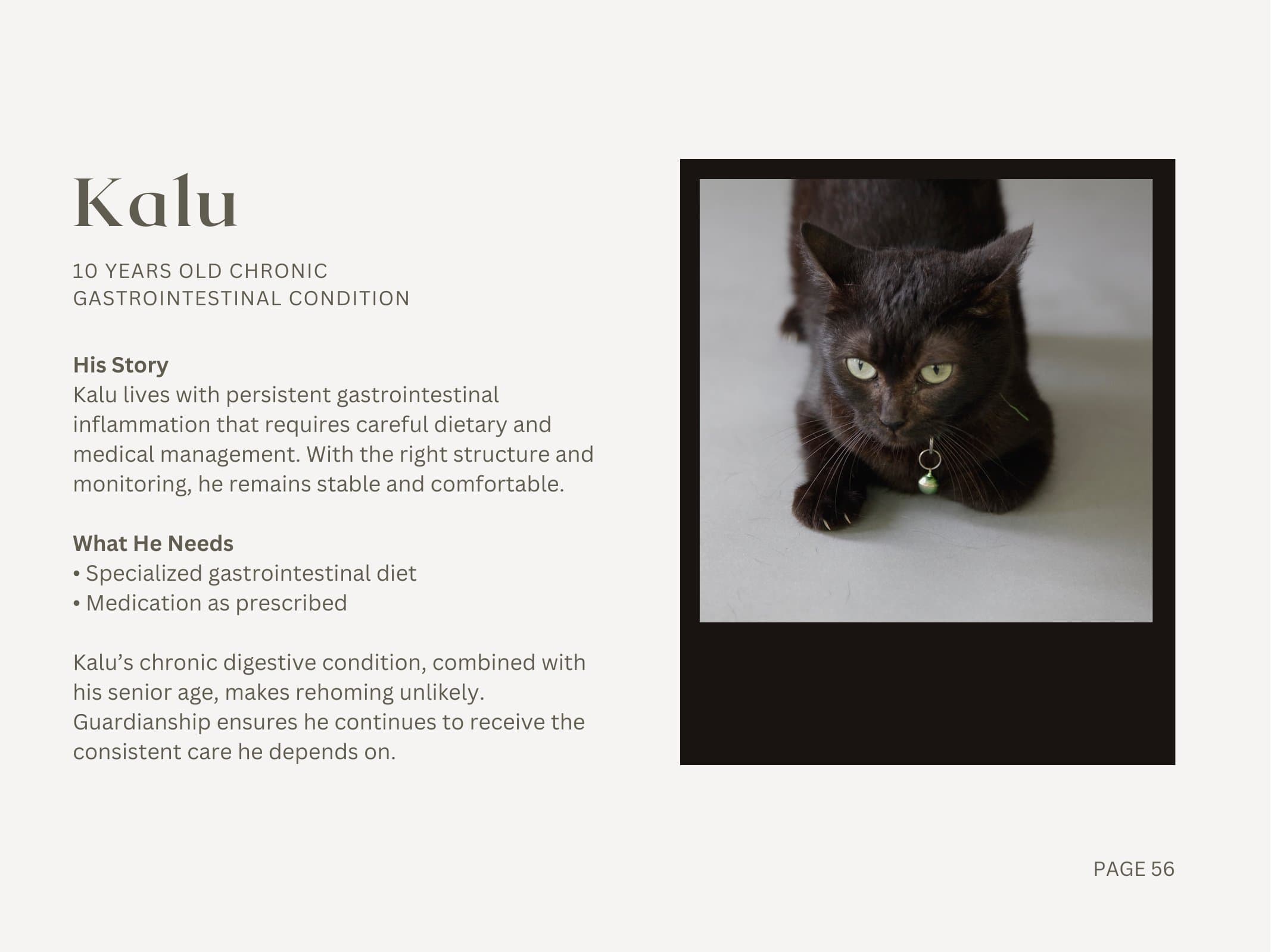 Kalu — Chronic Gastrointestinal Condition