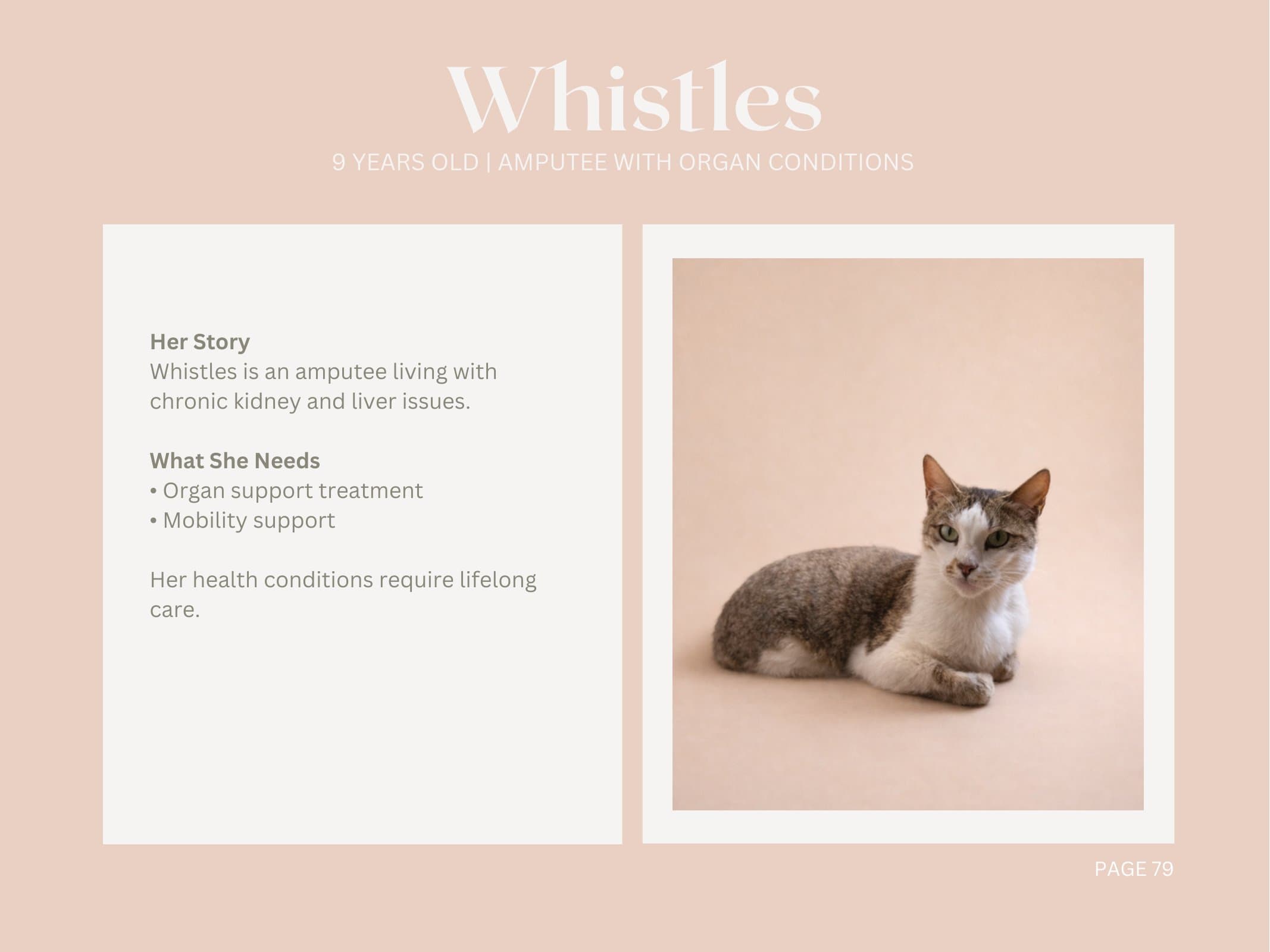 Whistles — Amputee with Organ Conditions
