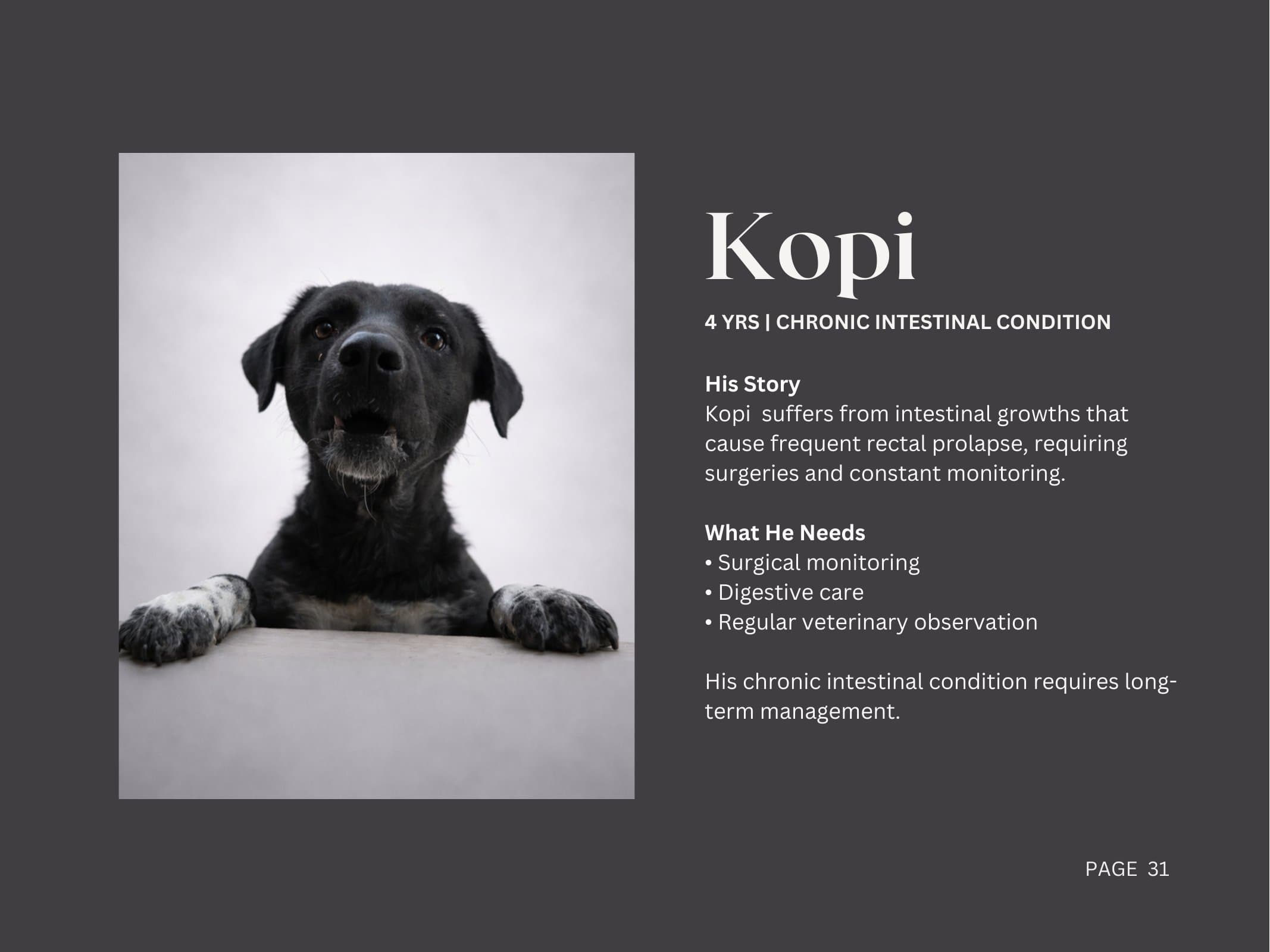 Kopi — Chronic Intestinal Condition